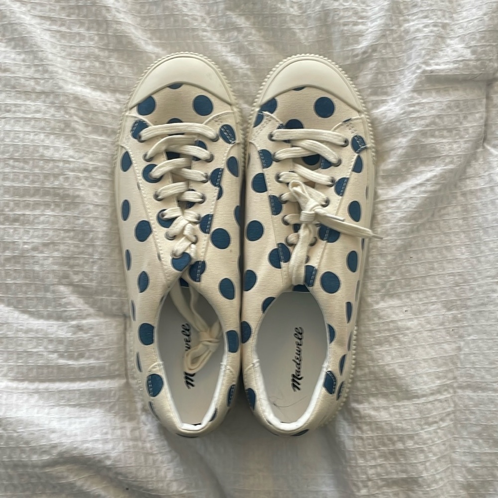 MADEWELL NWOB polka dot sneakers size 11